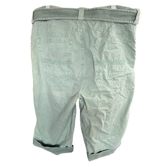 Point Zero Cargo Shorts Me Green Belted 34x15 Fishingcore Fishermancore outdoors - Picture 4 of 11
